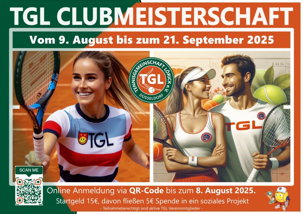 Anmeldung zur TGL Clubmeisterschaft 2025