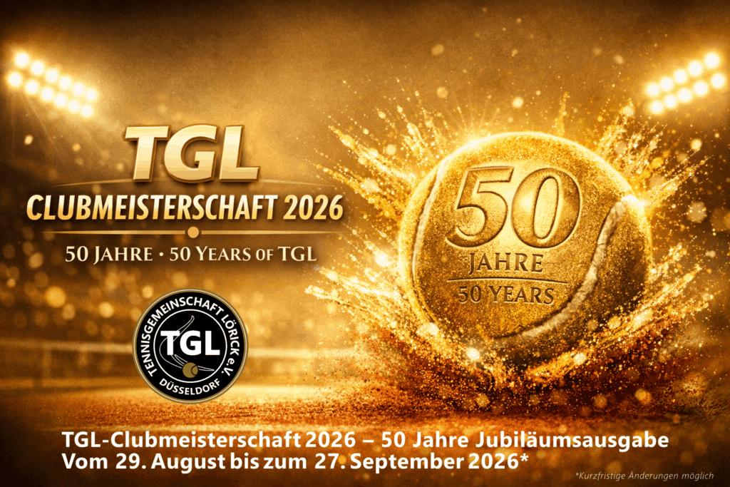 Anmeldung zur TGL Clubmeisterschaft 2026